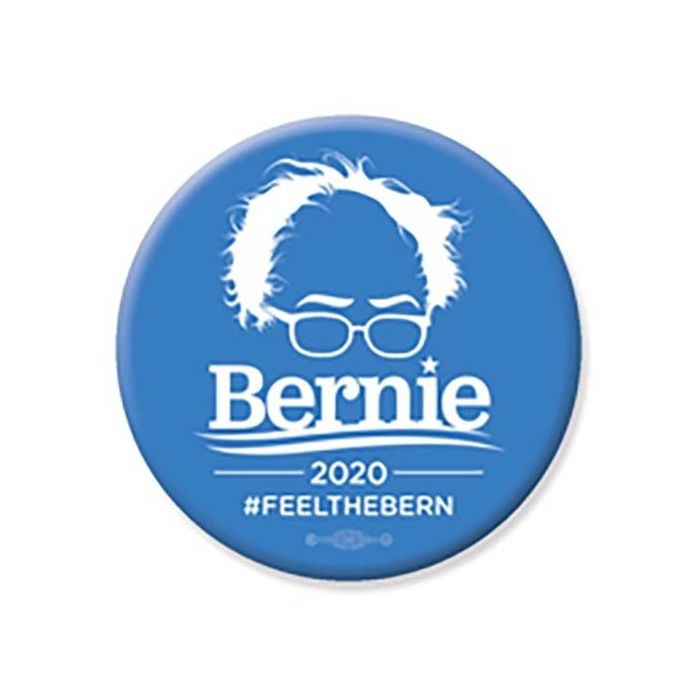 Bernie Sanders Feel The Bern 2020 For President Blue Oval Bumper Sticker