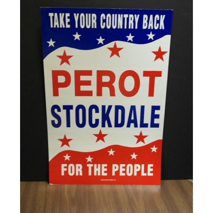 Ross Perot Stockdale Campaign Poster
