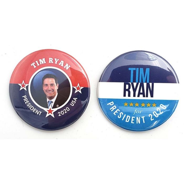 2020 Tim Ryan Democratic Campaign Buttons